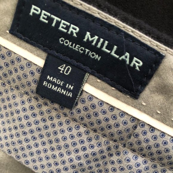 Peter Millar Collection Navy Wool 5 Pocket Pants 40x31 - Picture 9 of 9
